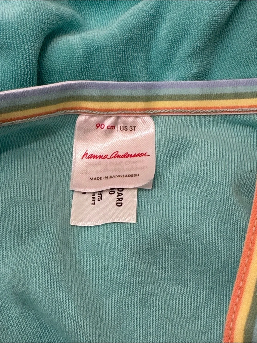Hanna Andersson Loop Terry Beach Dress with Pockets, Size 3T, Tidepool